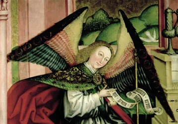Adoracja pasterzy - fragment Anioła